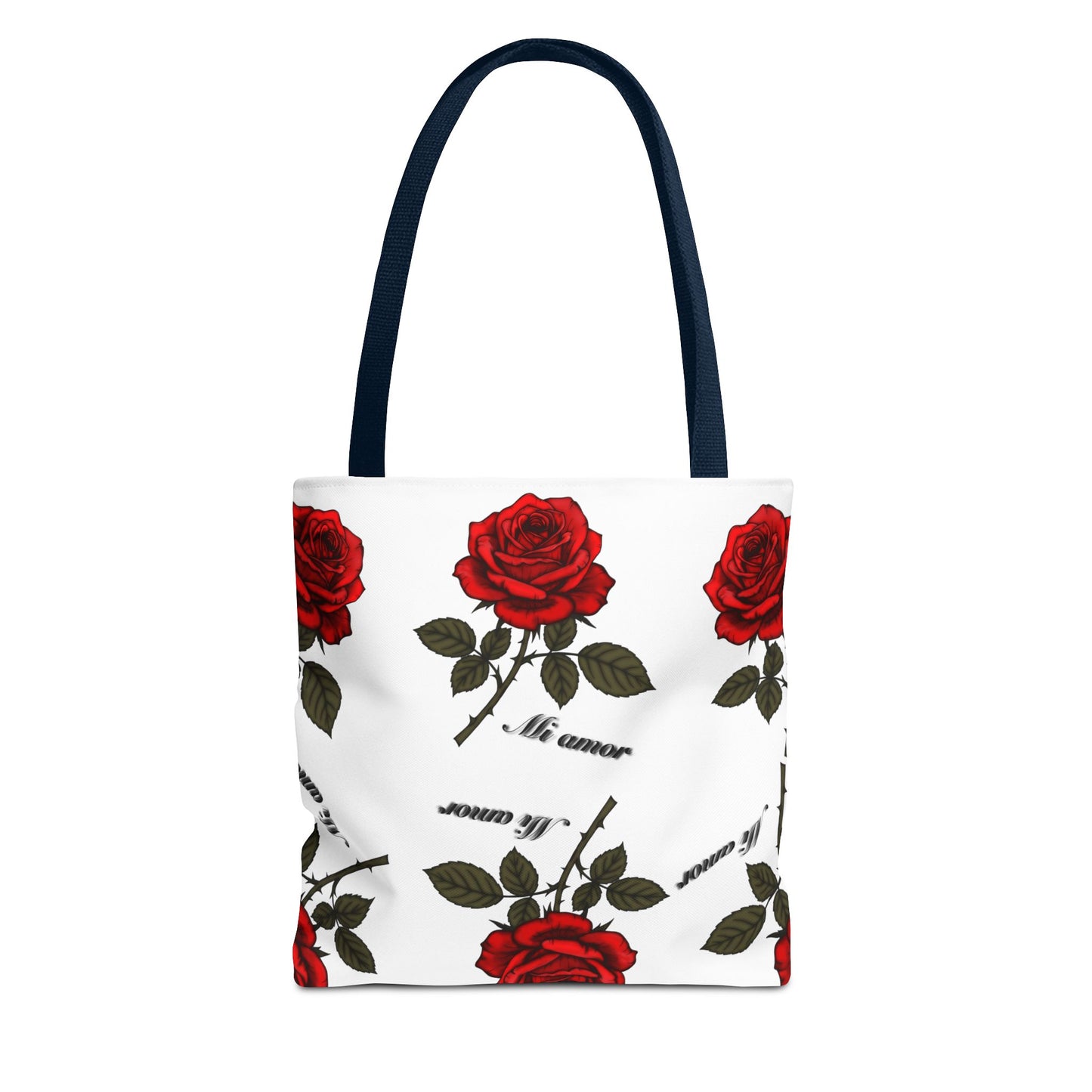 Romantic Rose Tote Bag | Floral AOP Carryall, Gift for Her, Spring Accessory, Mom's Day Tote, Everyday Style
