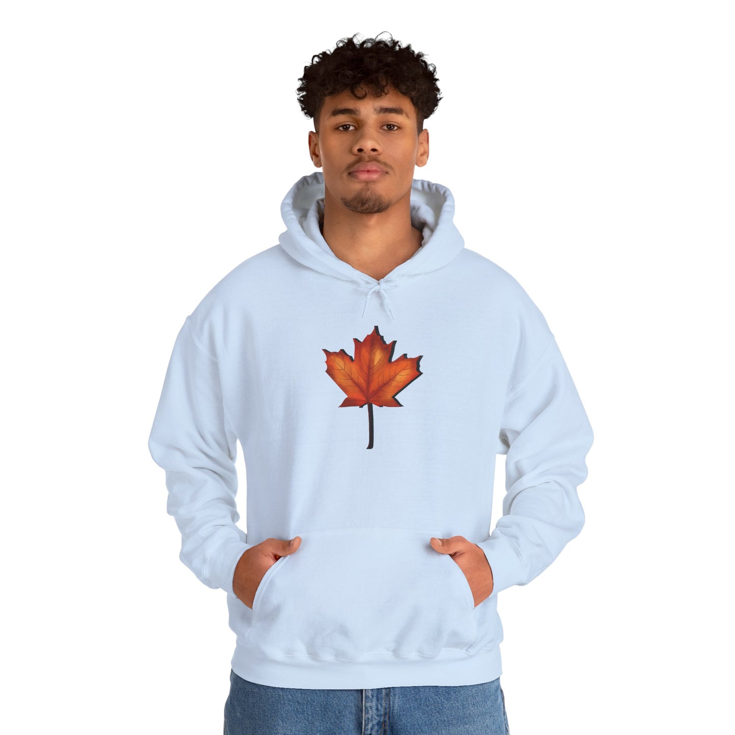 3D Autumn Leaf Unisex Hoodie, Cozy Fall Sweatshirt, Harvest Season Gift, Comfortable Sweatshirt, Outdoor Style, Perfect for Thanksgiving
