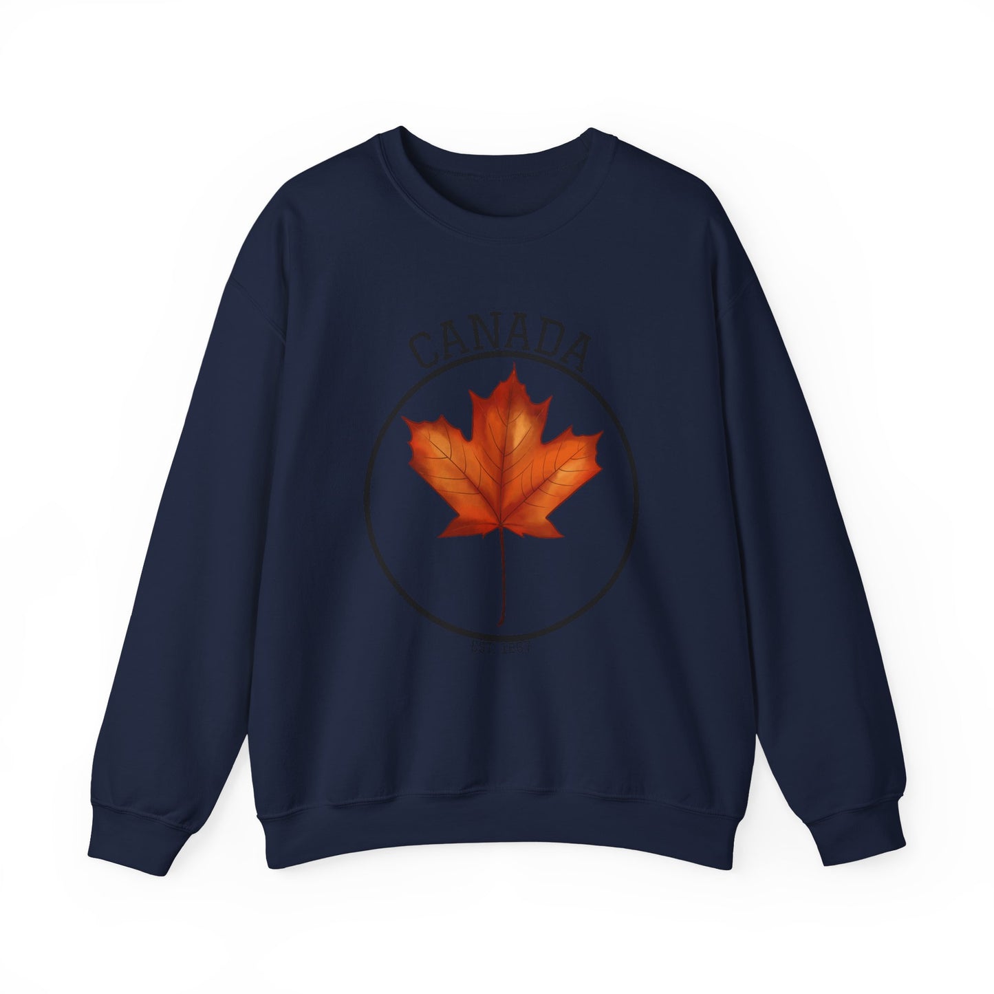 Canada Maple Leaf Crewneck Sweatshirt, Cozy Canadian Apparel, Gift for Canada Day, Fall Fashion, Unisex Sweater, Casual Wear