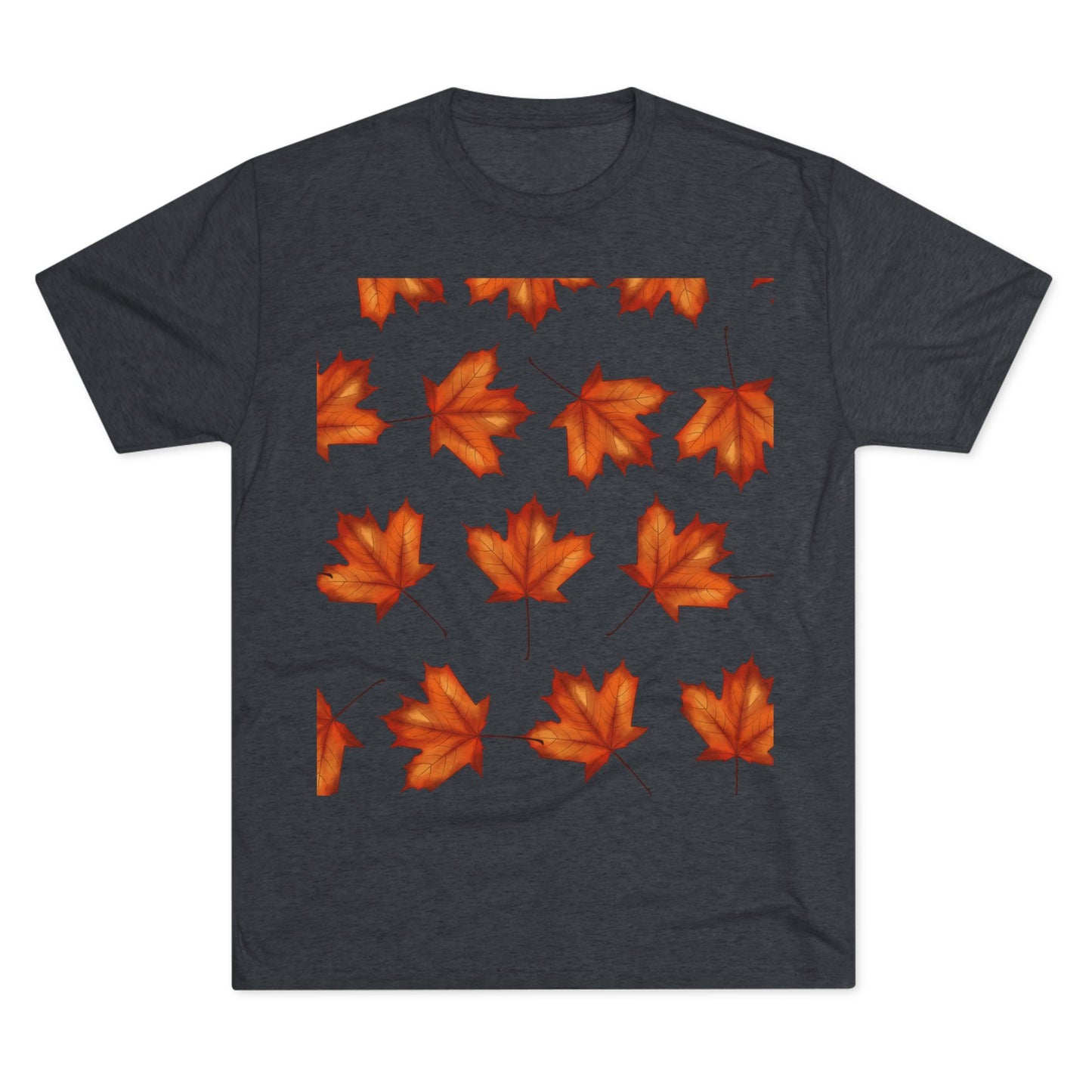 Autumn Maple Leaf Crew Tee | Cozy Fall Shirt, Unisex Fashion, Leafy Outfit, Seasonal Apparel, Thanksgiving Gift