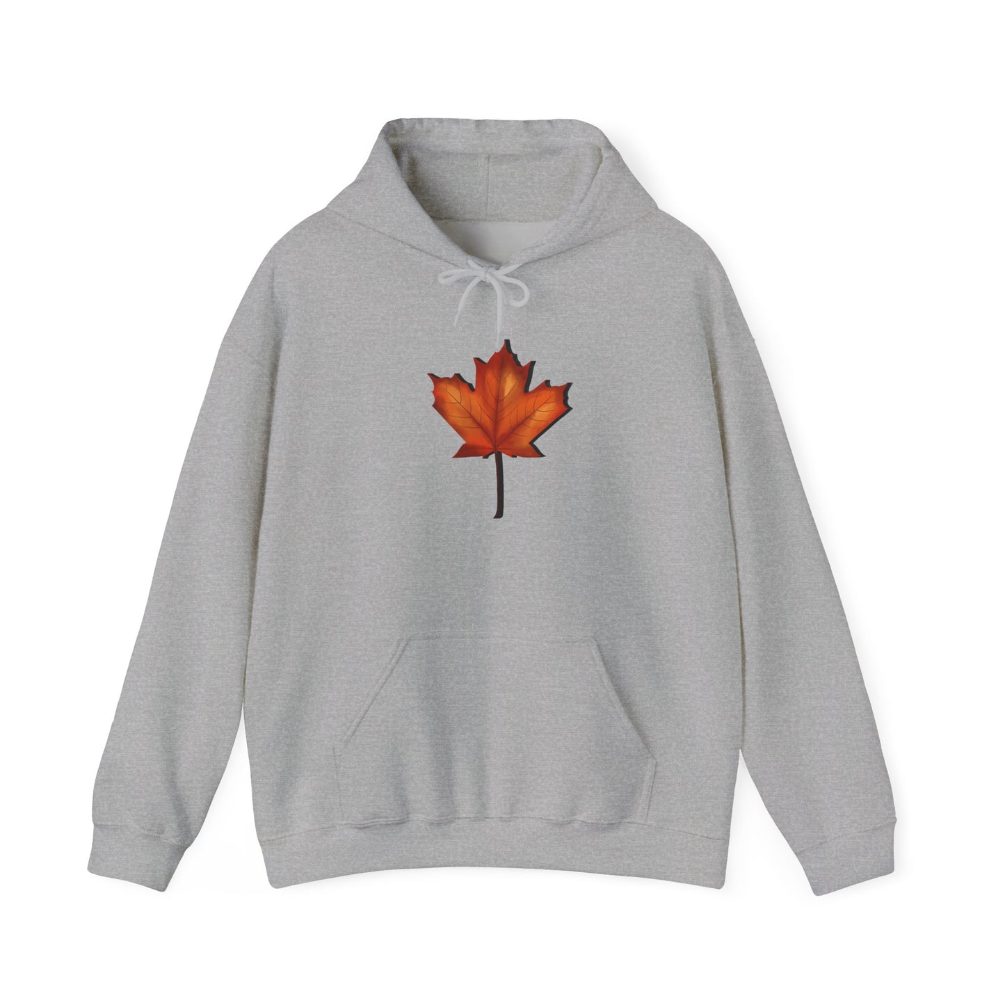 3D Autumn Leaf Unisex Hoodie, Cozy Fall Sweatshirt, Harvest Season Gift, Comfortable Sweatshirt, Outdoor Style, Perfect for Thanksgiving
