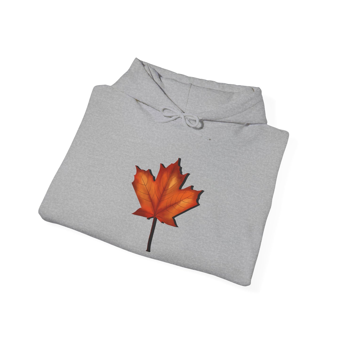 3D Autumn Leaf Unisex Hoodie, Cozy Fall Sweatshirt, Harvest Season Gift, Comfortable Sweatshirt, Outdoor Style, Perfect for Thanksgiving