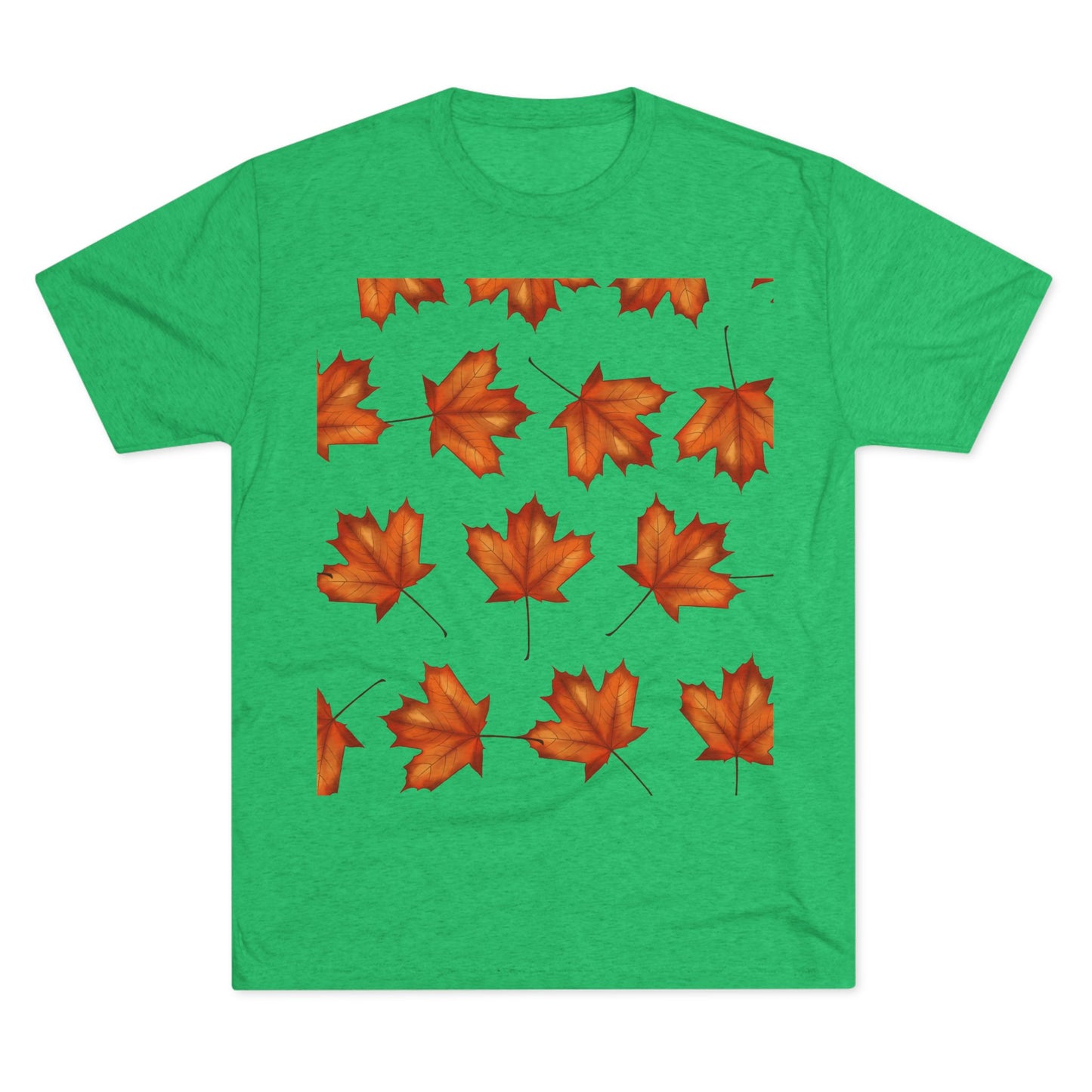 Autumn Maple Leaf Crew Tee | Cozy Fall Shirt, Unisex Fashion, Leafy Outfit, Seasonal Apparel, Thanksgiving Gift