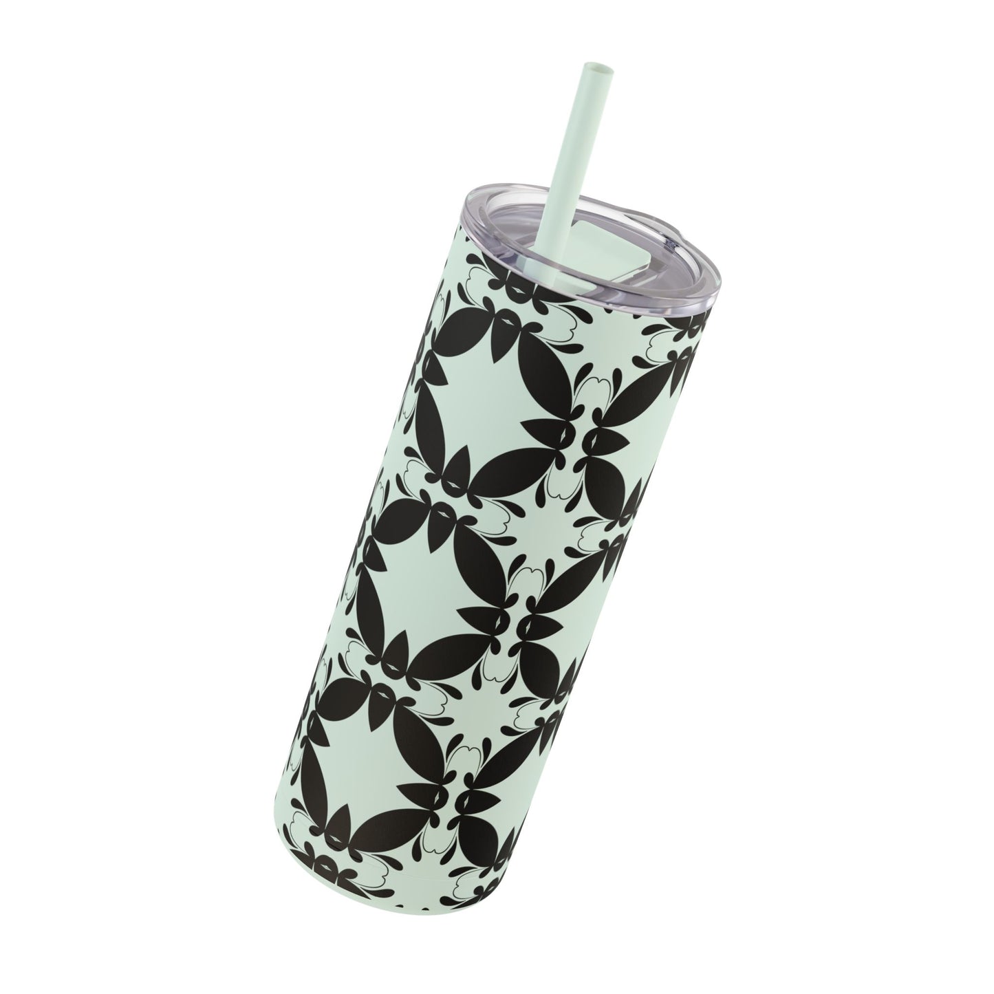 Elegant Floral Matte Tumbler - 20oz Insulated Drinkware
