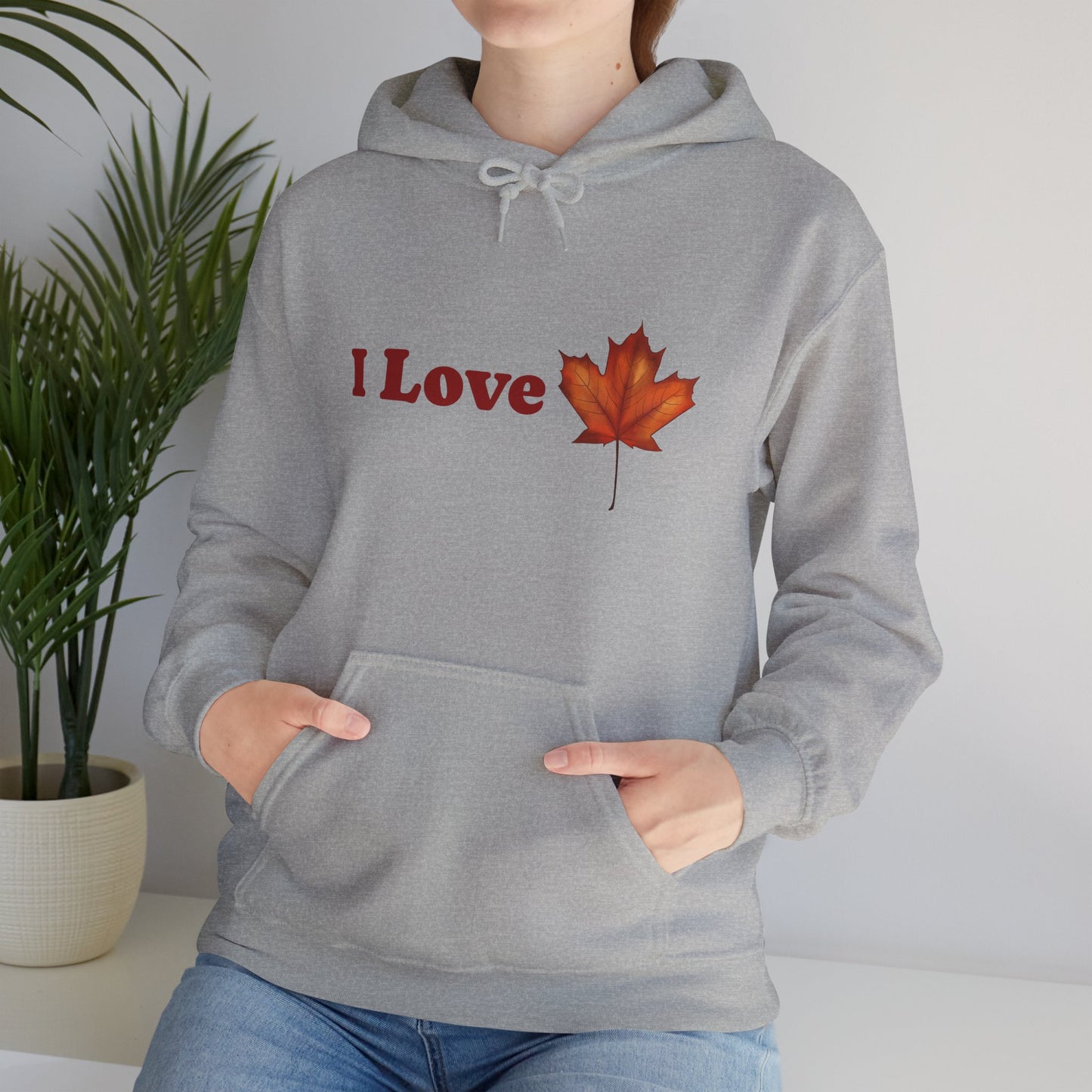 I Love Canada Hoodie - Unisex Heavy Blend™ Sweatshirt