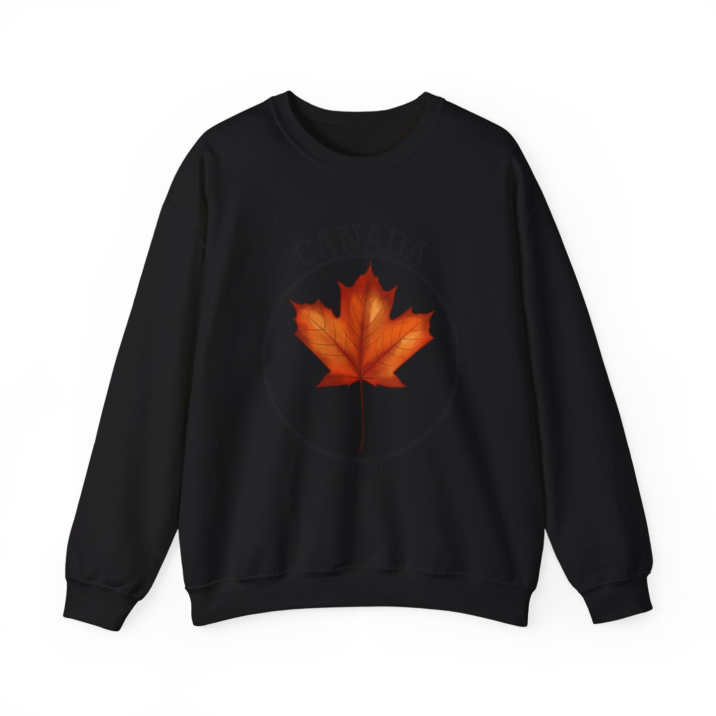 Canada Maple Leaf Crewneck Sweatshirt, Cozy Canadian Apparel, Gift for Canada Day, Fall Fashion, Unisex Sweater, Casual Wear