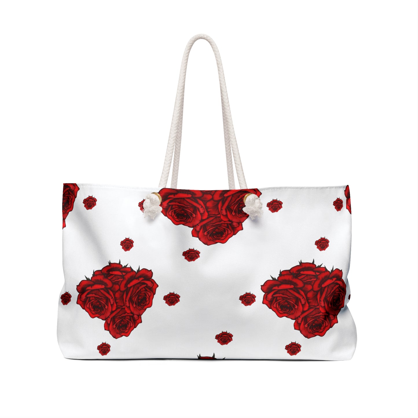 Rose Floral Weekender Bag - "Making Moves" Travel Tote