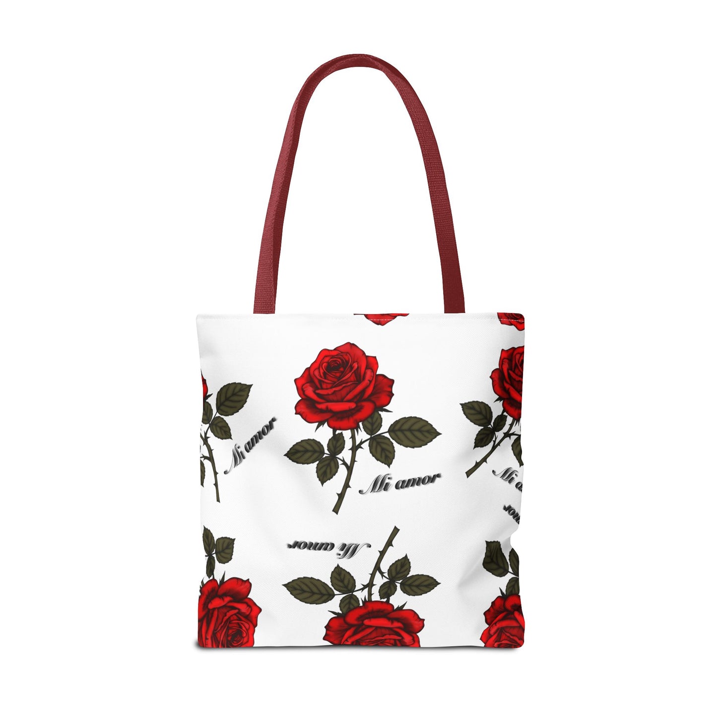 Romantic Rose Tote Bag | Floral AOP Carryall, Gift for Her, Spring Accessory, Mom's Day Tote, Everyday Style