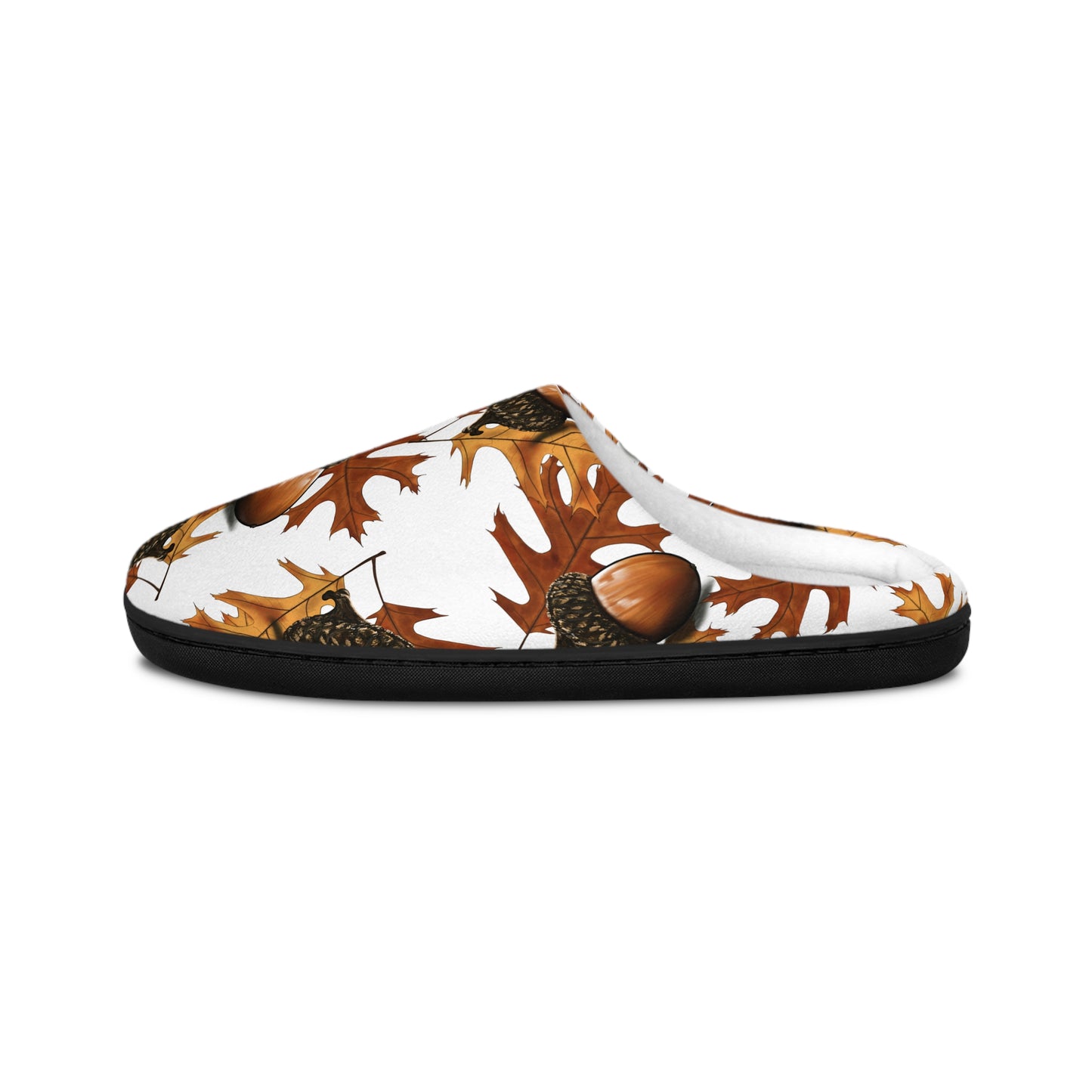 Cozy Fall Acorn Slippers for Men | Indoor Comfort, Autumn Vibes, Gift for Him, House Slippers, Relaxation Essentials